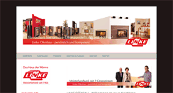 Desktop Screenshot of linke-ofenbau.de
